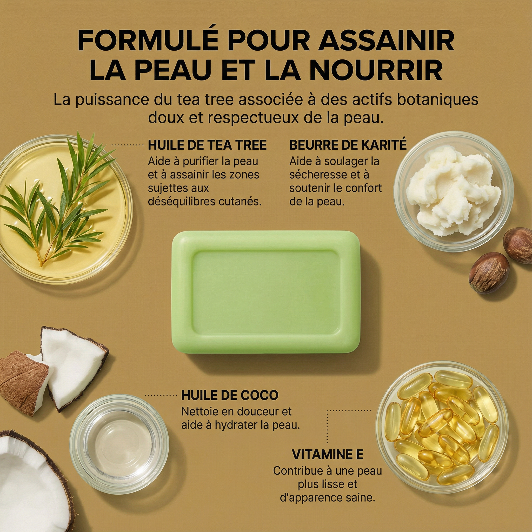 Savon Traitant Bio – Équilibre & Pureté